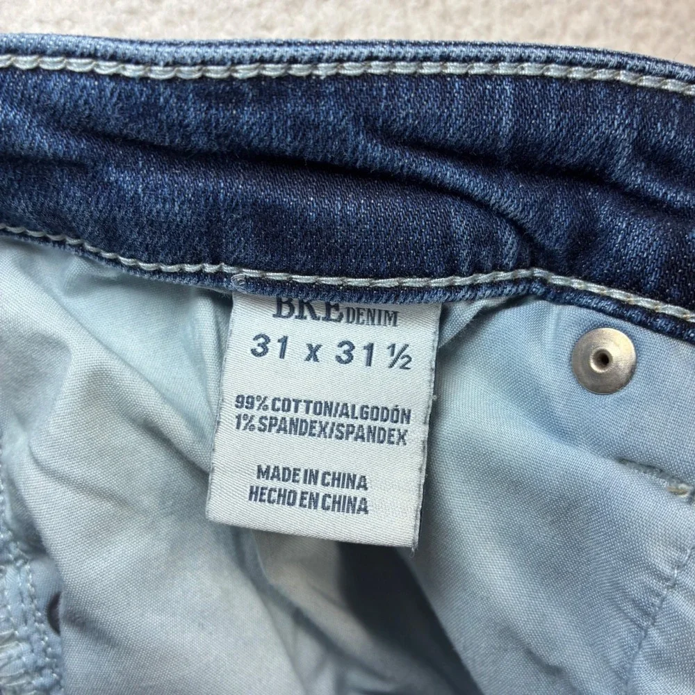 BKE Parker Bootcut Jeans Women 31x31.5 Blue High Rise Universal Stretch Distress